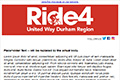 Ride4UnitedWay Basic Donation eCard